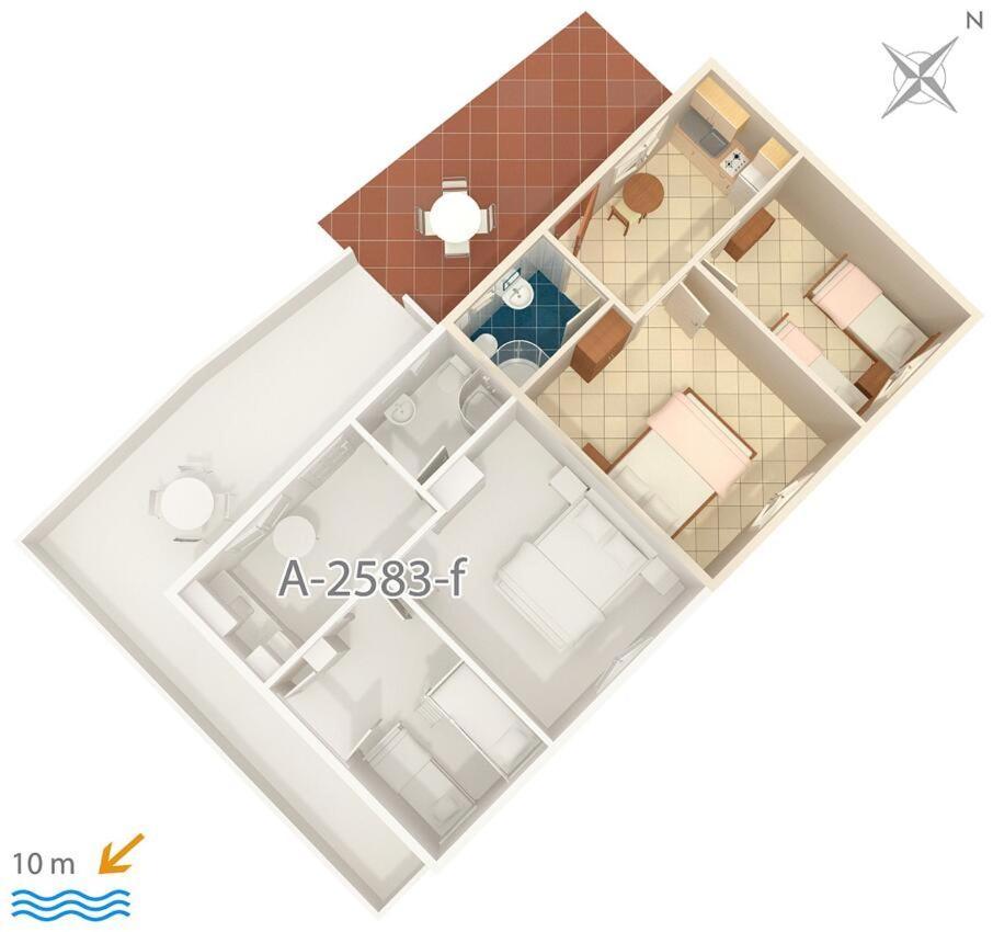 Seaside Secluded Apartments Cove Jedra, Hvar - 2583 Gdinj